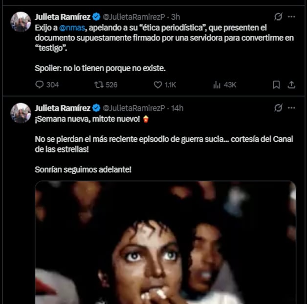 Foto: Captura de pantalla en X.