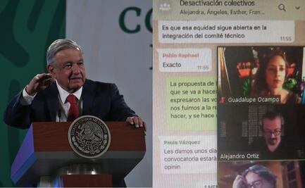 Tras chat "Desactivación colectivos", piden a AMLO reanudar diálogos con funcionarios con "credibilidad" y "honorabilidad"