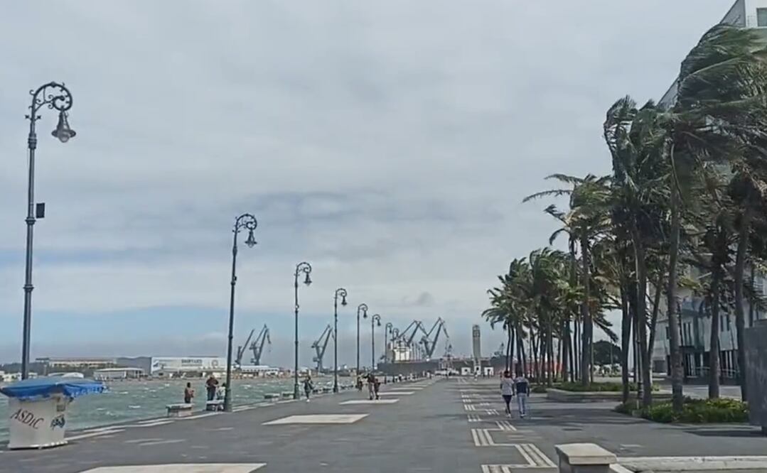 Reportan fuerte "norte" en Veracruz. Foto: Especial