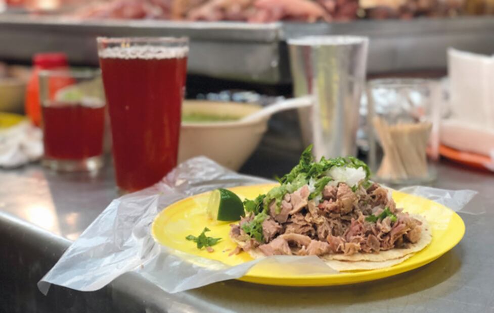 Mexican food: carnitas