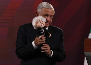 “Me canso ganso”: AMLO presume en su mañanera el AMLITO parlante