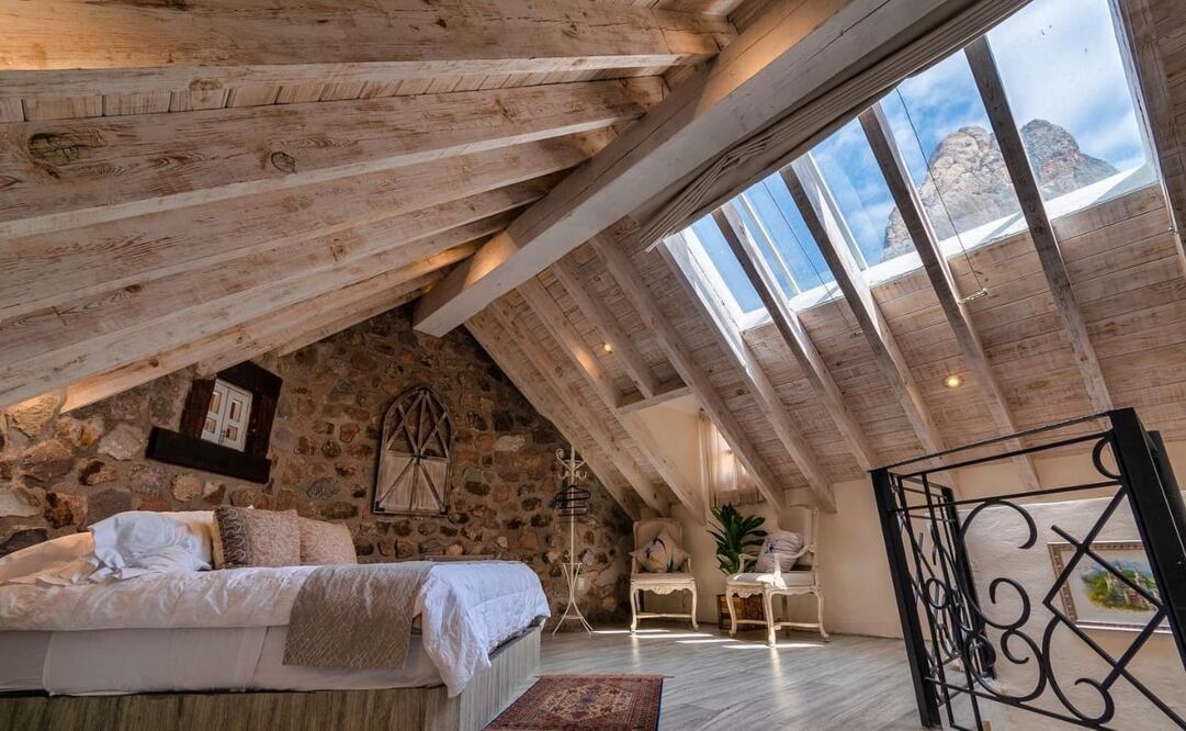 Hotel de Piedra, en el Pueblo Mágico de Bernal. Foto: Cortesía