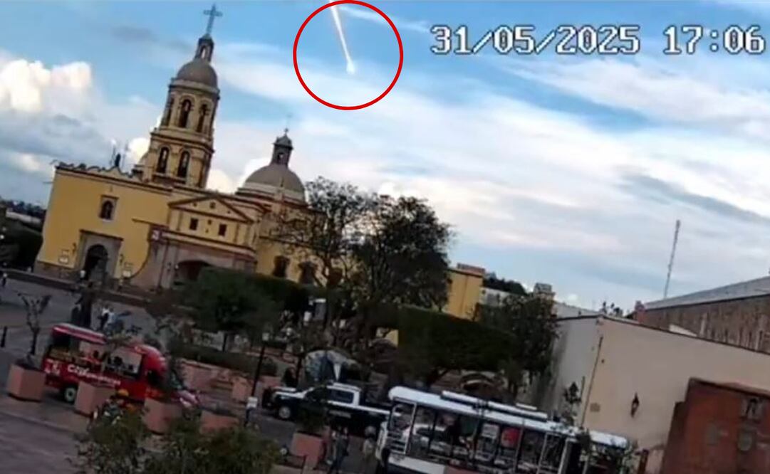 Captan asteroide en cielo de San Luis Potosí. Foto: Captura de video