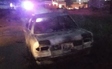 Hallan en Aguascalientes vehículo en llamas con una pareja calcinada dentro 