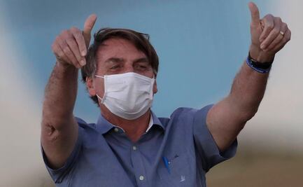 Trump saldrá más fuerte del Covid para el bien del mundo, afirma Bolsonaro