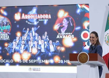 La Arrolladora Banda El Limón se presentará en verbena popular del 15 de septiembre; habrá más presentaciones musicales en el Zócalo