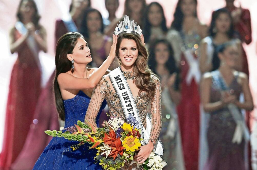 Iris Mittenaere, de 24 años, estudia odontología y también es modelo (FOTOS: AGENCIAS)