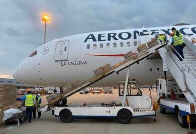 México espera arribo de cuarto avión proveniente de China con insumos para Covid-19