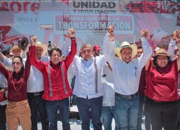 Morena y “corcholatas” niegan actos anticipados de campaña; acusan al INE de “exceso”