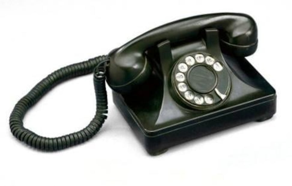 Antes se ponían candados a los teléfonos fijos