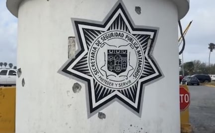 Alcalde de Matamoros descarta ataque directo tras balacera contra edificio de Seguridad Pública; recibió 39 impactos de bala