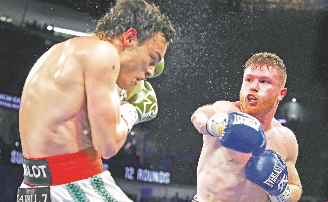 Julio César Chávez Jr y el Canelo  (ARCHIVO. EL UNIVERSAL)
