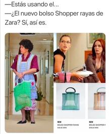Debido a polémica con Zara y las bolsas de mercado, usuarios lanzan memes