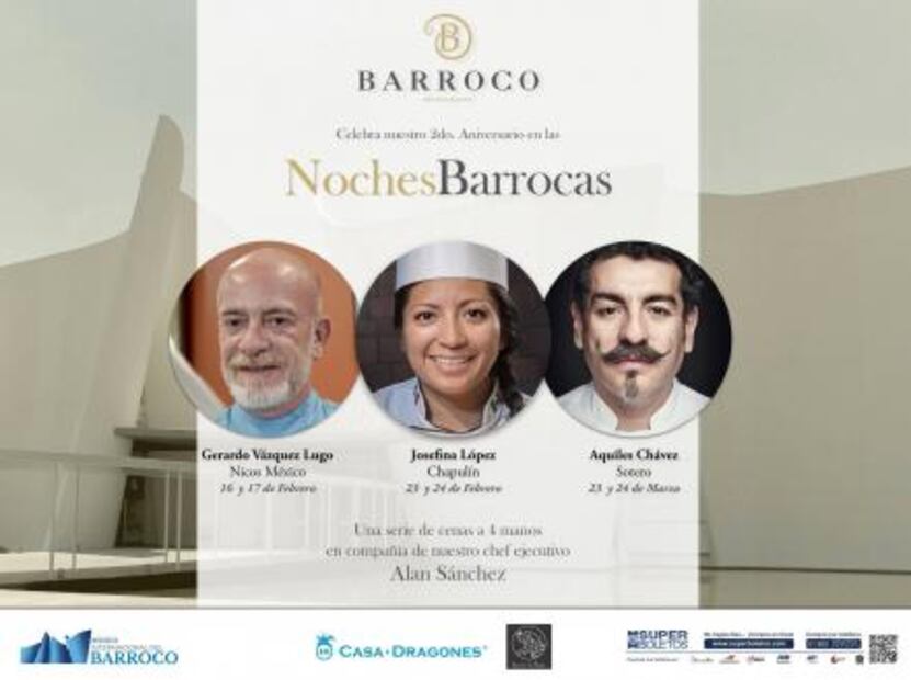 Barroco Restaurante celebra su 2o aniversario con "Noches Barrocas"
