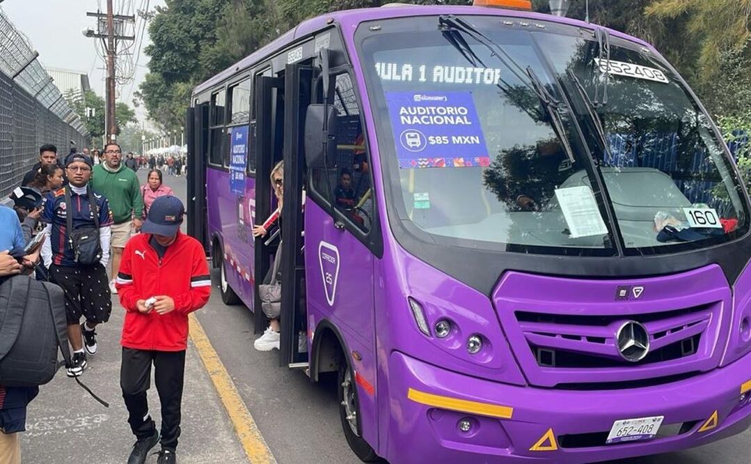 El Organismo Regulador de Transporte ayudará a la movilidad de los asistente al Gran Premio de México, de la Fórmula 1, con un servicio especial de corredor que partirá en el Auditorio Nacional. Foto: @ORTCDMX