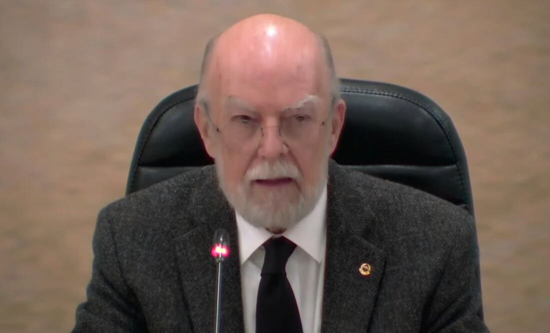 El ministro González Alcántara dijo que la elección escalonada que se propone no resuelve el problema del influyentismo en una posible elección. Foto: captura de pantalla