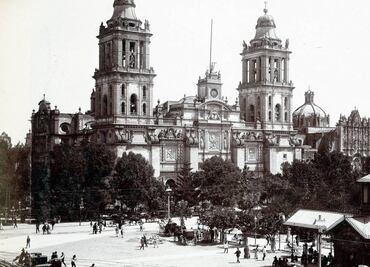 Los jardines del Zócalo fueron una sorpresa hace 150 años