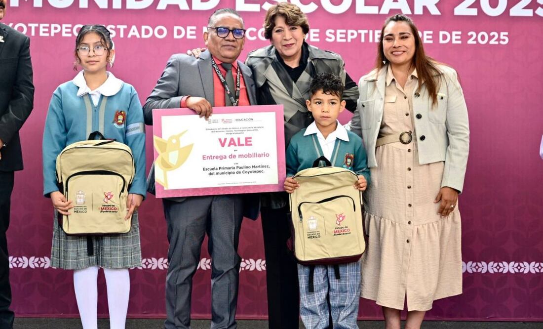 Delfina Gómez alista Segundo Informe de Gobierno. Foto: Especial