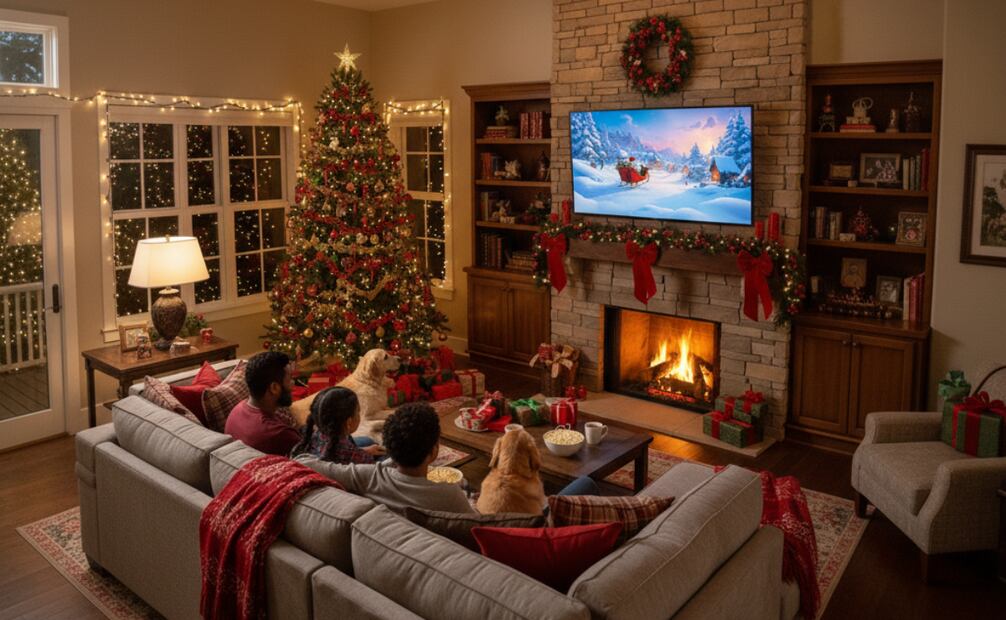 La Navidad es una de las épocas favoritas en el año para millones de personas. Foto: Generada con IA Gemini.
