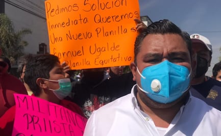 Militantes del PRI exigen destitución de dirigente municipal en Tlalnepantla