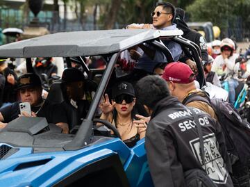 Rodada de Sandra Cuevas se topa con la policía y acaba con más de 70 motos en el corralón; "me aguanto porque soy cabrona", dice