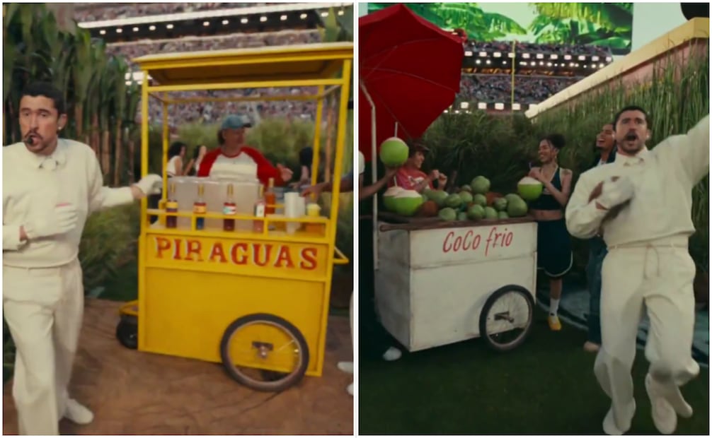 Bad Bunny en el Super Bowl LX; todos los detalles sobre el montaje del show de medio tiempo. Foto: Captura de pantalla
