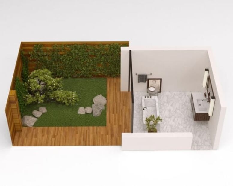 Así es por dentro el lujoso cuarto de baño de Jennifer Aniston