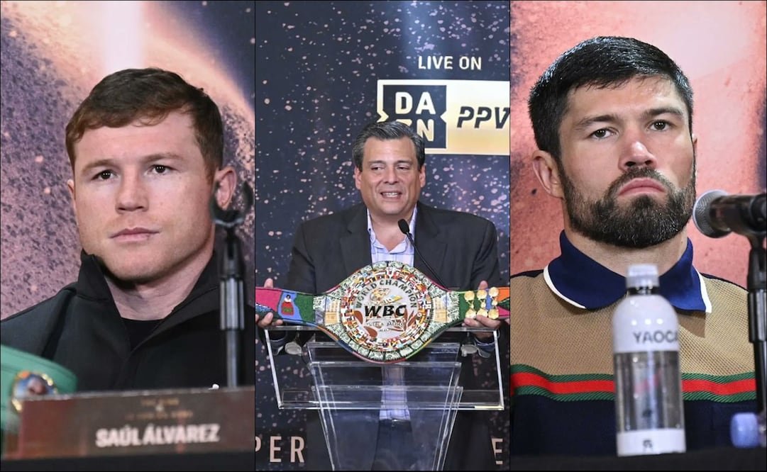 Mauricio Sulaimán, presidente del CMB, afirmó que el combate del Canelo marcará una época / FOTO: ESPECIAL