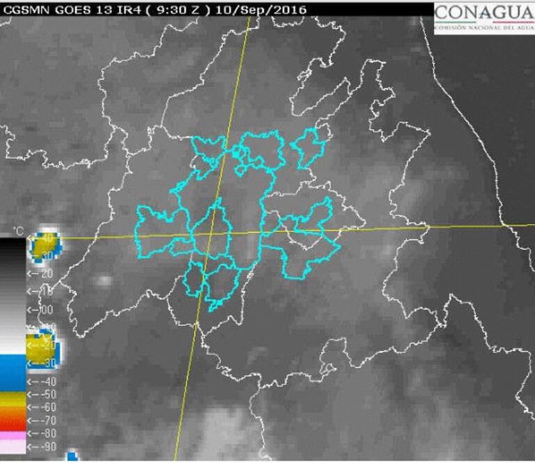 Asimismo reportó que las temperaturas máximas serán entre 24 y 26 grados centígrados y las mínimas se esperan de 12 a 14 grados centígrados (CONAGUA)