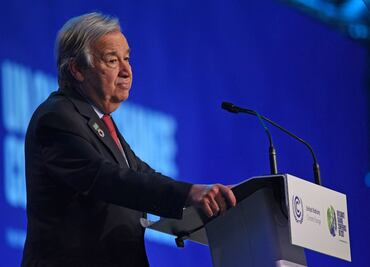 Compromisos contra cambio climático "están vacíos": secretario de la ONU