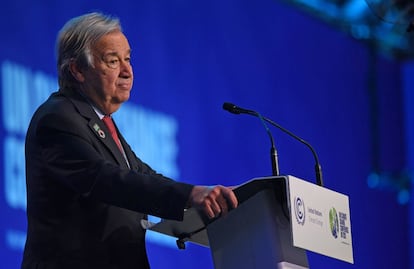 Compromisos contra cambio climático "están vacíos": secretario de la ONU
