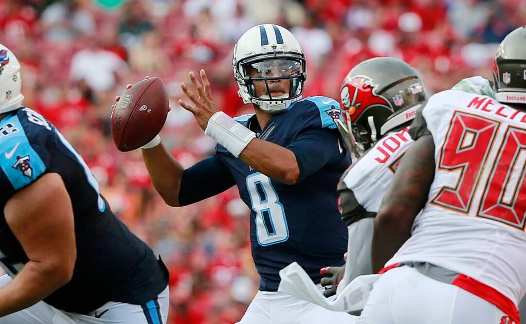 Marcus Mariota lanzó 4 pases de TD. Foto: Reuters