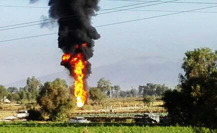 Se incendia ducto en Acatzingo