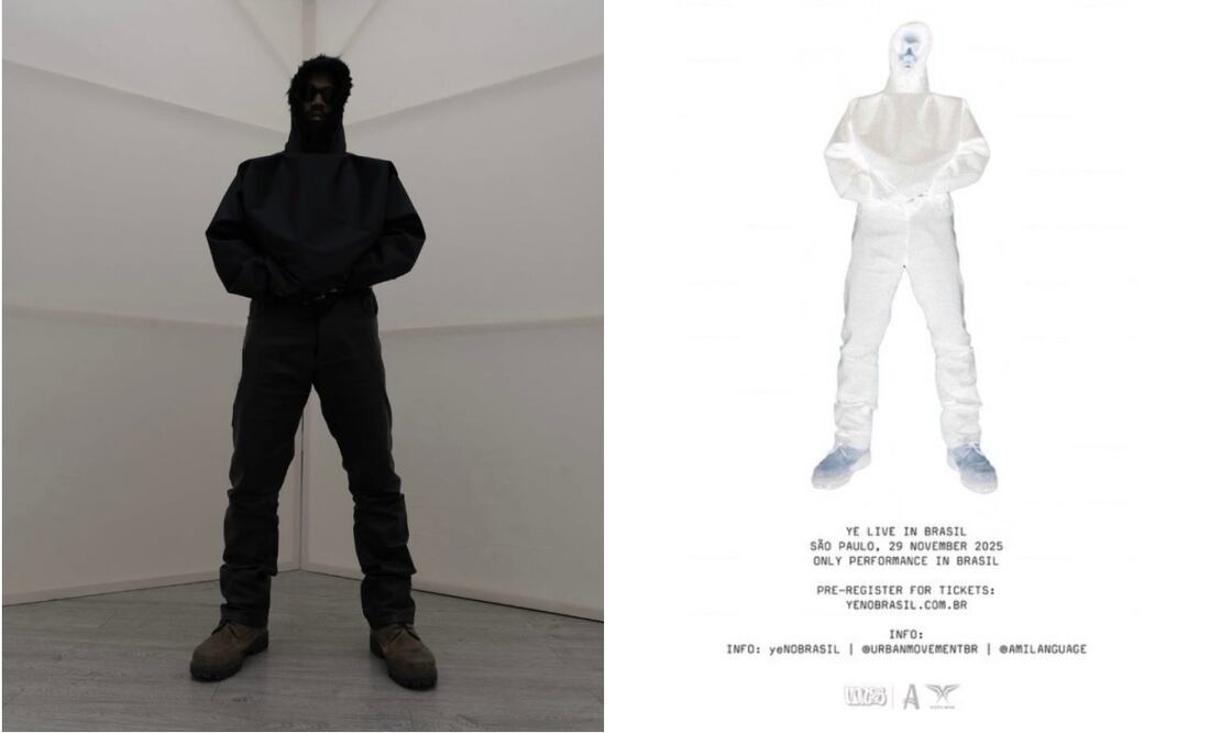 Kanye West ofrecerá un show único en CDMX en enero de 2026. Foto: @ye