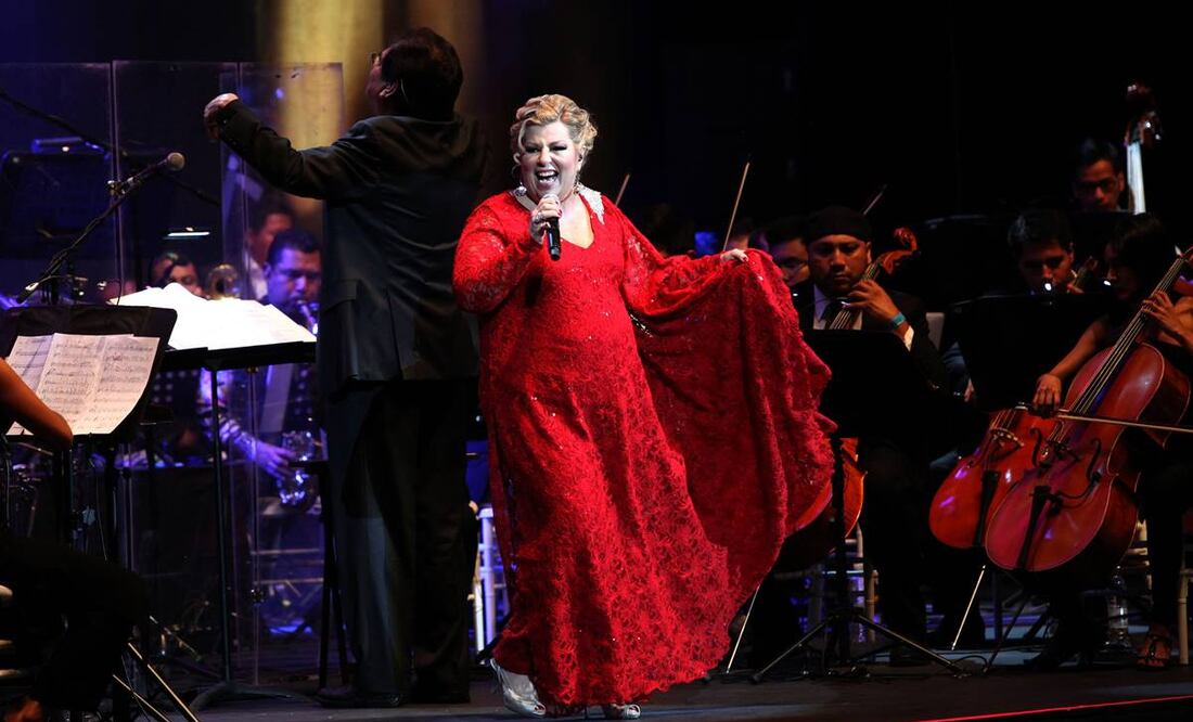 Margarita de la Diosa de la Cumbia se presenta gratis en el Zócalo. Foto: EL UNIVERSAL