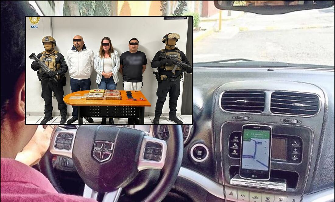 Los atrapan con droga en la Miguel Hidalgo. FOTO: Especial/ EL UNIVERSAL/