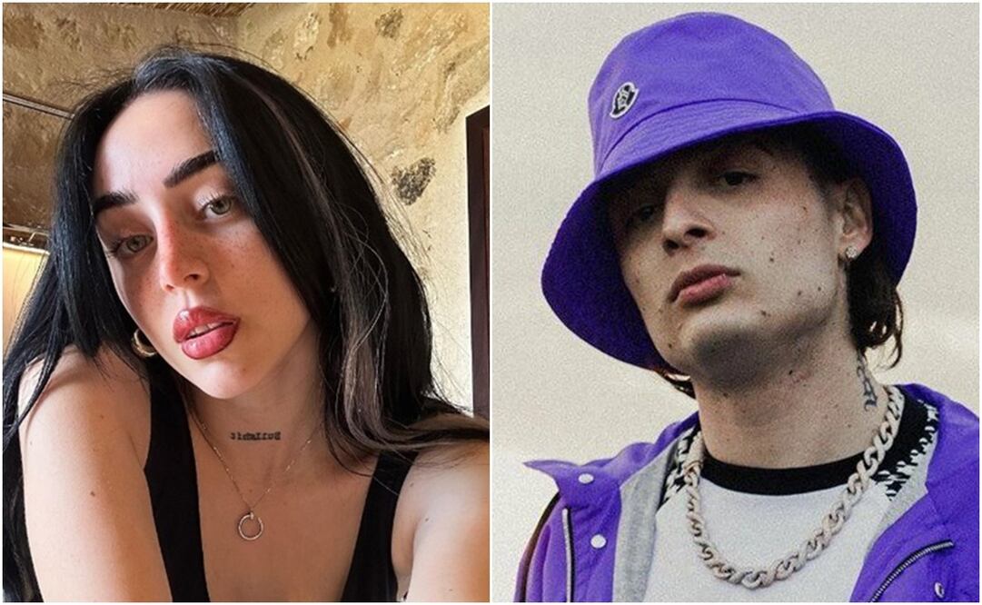 Peso Pluma y Nicki Nicole. Fotos: Instagram @nicki.nicole y @pesopluma