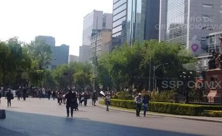 Marchan del Ángel al Zócalo en contra del gasolinazo