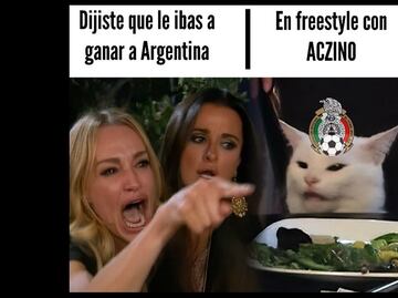 Los memes de la goleada de Argentina 4-0 a México