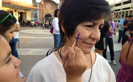 Protestó “marea morada” contra feminicidios en Sonora