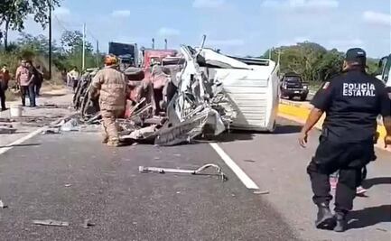 Volcadura fatal en vía Mérida-Campeche deja un muerto y varios heridos