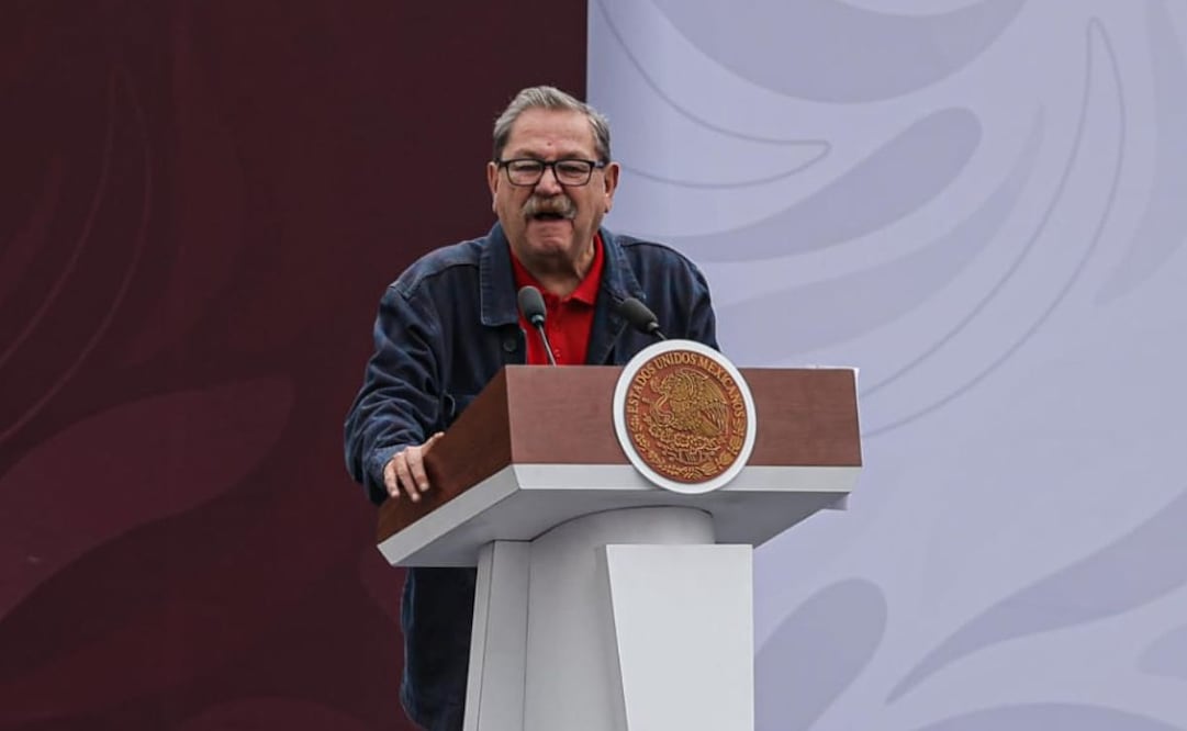 Paco Ignacio Taibo II en la entrega de la colección "25 para el 25". Foto: Gabriel Pano / EL UNIVERSAL