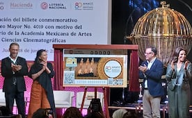 La Academia Mexicana de Artes y Ciencias Cinematográficas celebra 80 años con sorteo de la Lotería Nacional