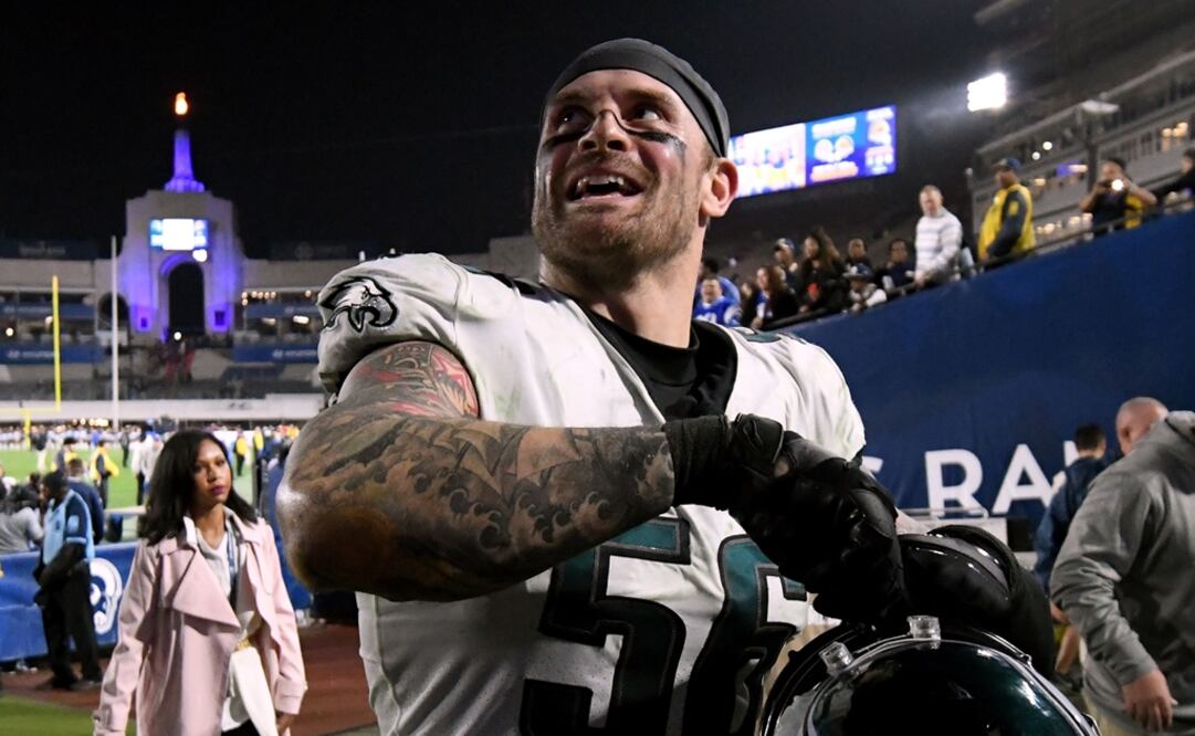 Chris Long jugador de Philadelphia Eagles. FOTO/AFP
