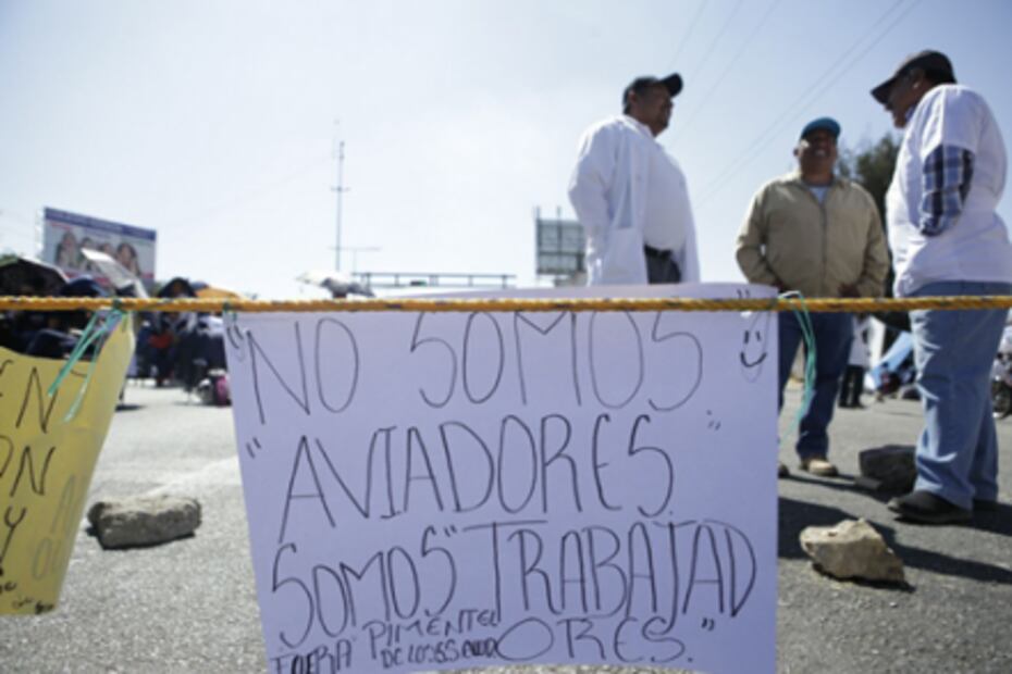 Protesta del trabajadores de Salud de Oaxaca lleva 23 días