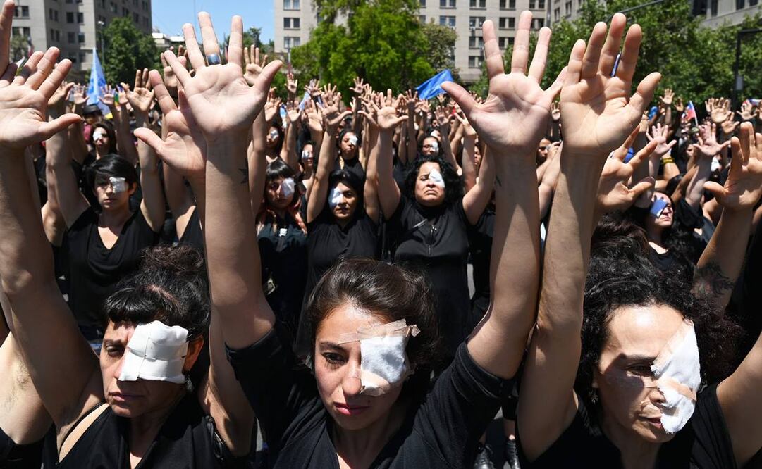 Miles se dieron cita en el centro de Santiago para protestar contra las medidas económicas del gobierno chileno (Fotos: AFP)