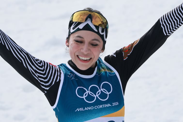 Regina Martínez, competidora de México, en los Juegos Olímpicos de Invierno Milán-Cortina 2026 - Foto: EFE