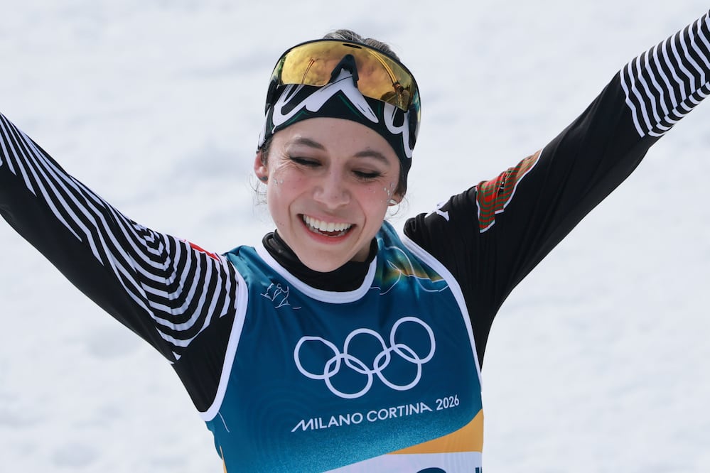 Regina Martínez, competidora de México, en los Juegos Olímpicos de Invierno Milán-Cortina 2026 - Foto: EFE