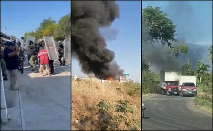 VIDEO. Pobladores de La Ruana impiden ingreso de Hipólito Mora; se reportan confrontaciones y bloqueos