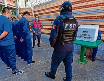 Votarán 5,067 internos de forma anticipada
